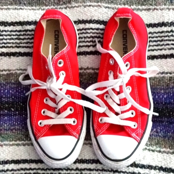 Converse unisex red sneakers